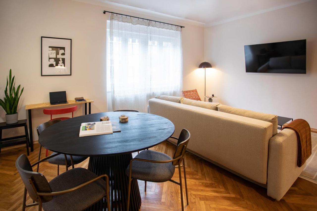 Design 1Bdr Apartment With Balcony ザグレブ エクステリア 写真