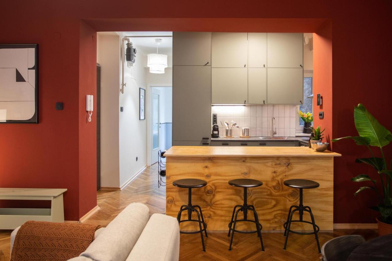 Design 1Bdr Apartment With Balcony ザグレブ エクステリア 写真