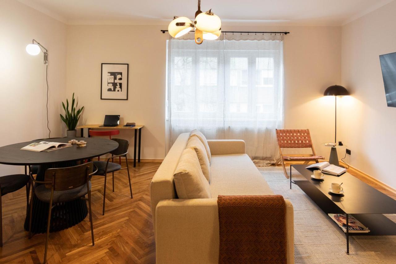 Design 1Bdr Apartment With Balcony ザグレブ エクステリア 写真